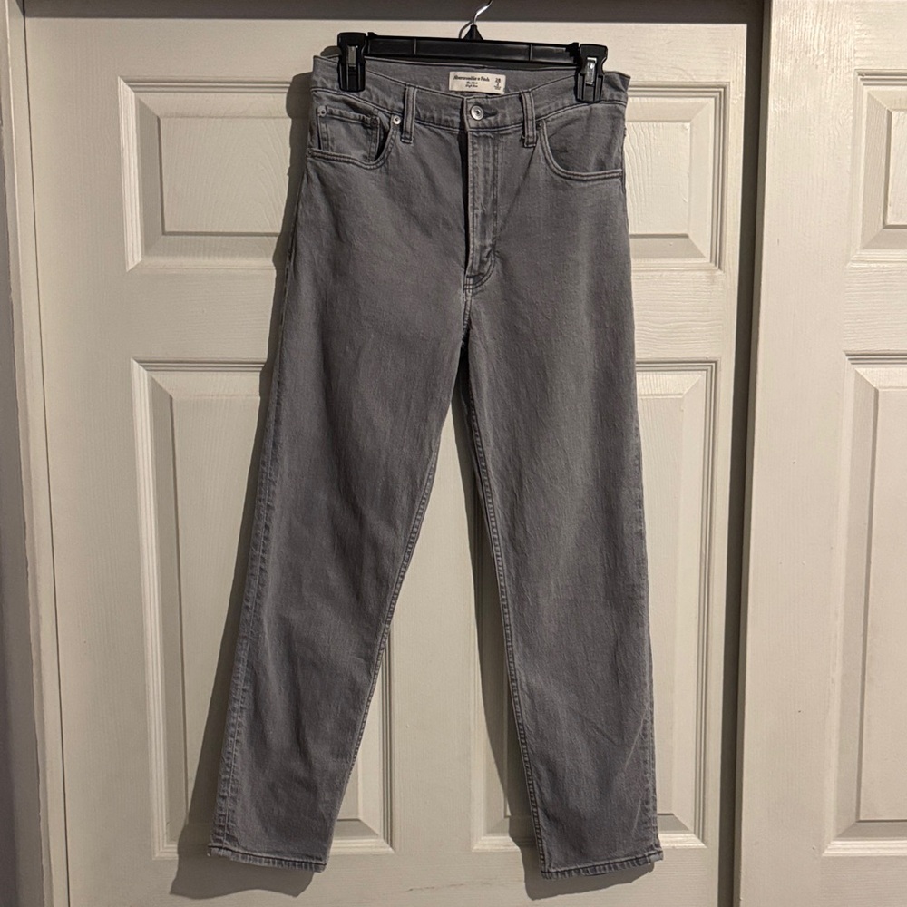 Abercrombie & Fitch Light Gray Denim